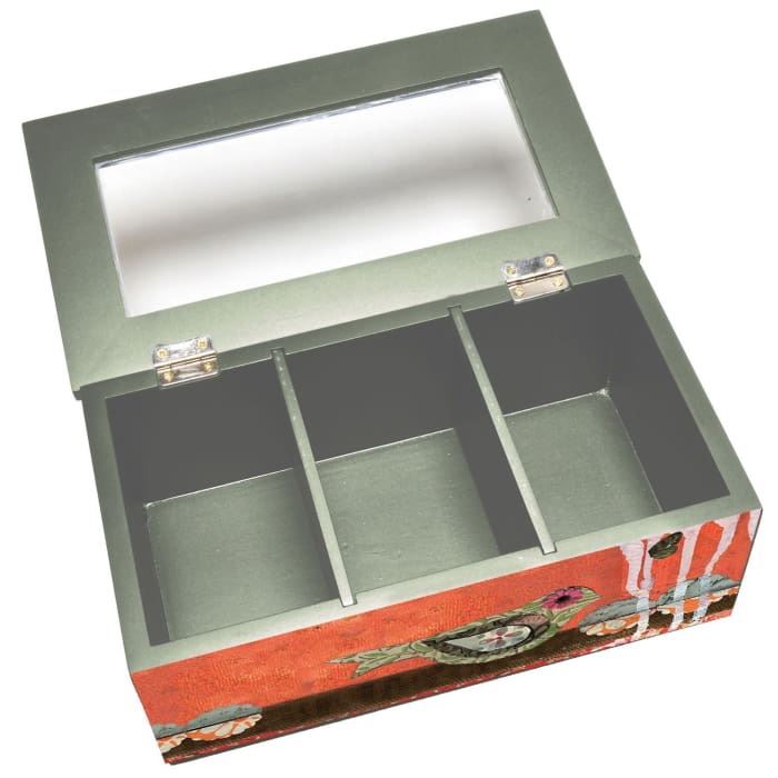 Gifts Single Savour The Moment Tea Box 3 3/4 High X 9 Wide X 5 1/4 Deep - Christmas