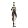 Halloween 28 Inch Tin Standing Mr Skeleton With Cane - Halloween