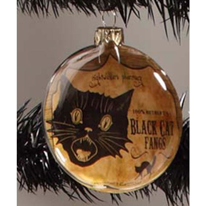 Halloween Glass Disc Ornament (Set of 3) - Halloween