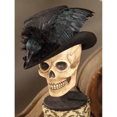 Halloween Haunted Raven Top Hat - Halloween