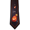 Halloween Jack-O-Lantern And Bats Silk Tie - Halloween