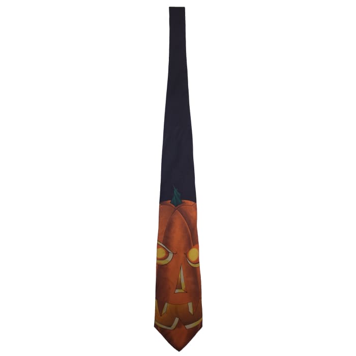 Halloween Jack-O-Lantern Tie - Halloween