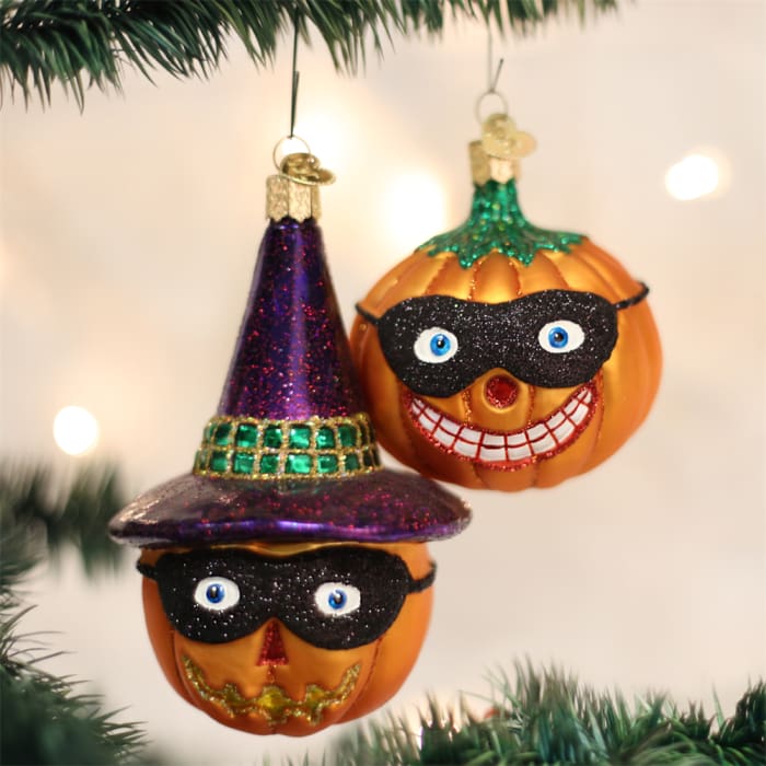 Halloween Masked Jack oLantern (Set of 2) - Halloween