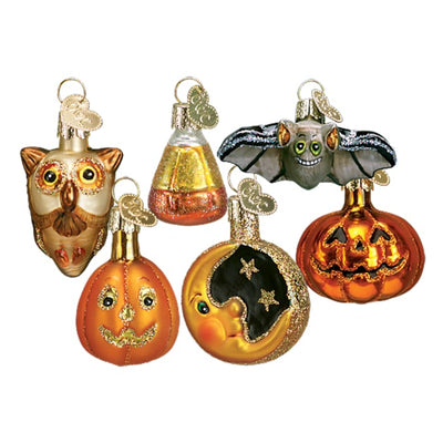 Halloween Miniature Ornaments 6 Pieces - Halloween