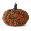 Halloween Pumpkin Orange And Black Herringbone Cloth-Resin 10 Inch - Halloween