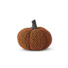 Halloween Pumpkin Orange And Black Herringbone Cloth-Resin 6 Inch - Halloween