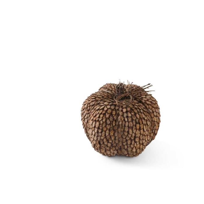 Halloween Rattan Harvest Pumpkin 9 Inches - Halloween