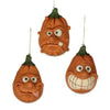 Halloween Silly Pumpkin Ornaments (Set of 3) - Halloween