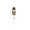 Halloween Skeleton Day Of The Dead Ornament With Top Hat - Halloween