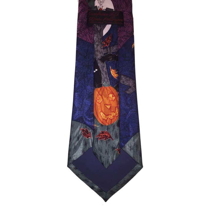 Halloween Spooky Autumn Silk Tie - SirHoliday