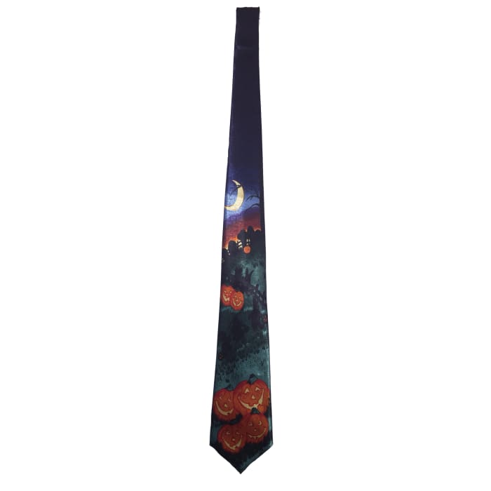 Halloween Spooky Night Tie - Halloween