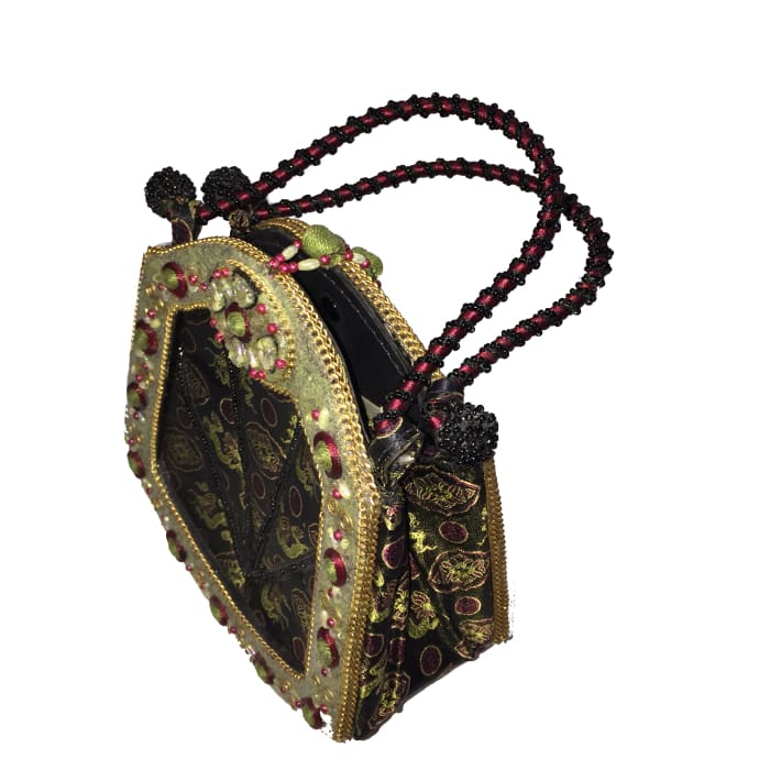 Mary Frances Asian Inspired Dragon Embellished Handbag - Accessory