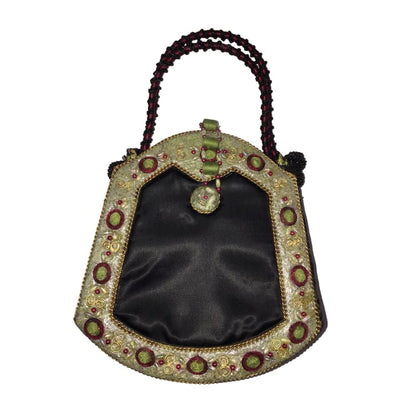 Mary Frances Asian Inspired Dragon Embellished Handbag - Accessory