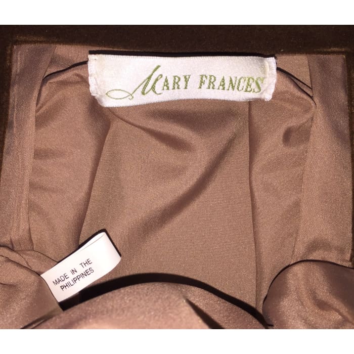 Mary Frances Elephant Tapestry & Beaded Handle Bag - Accessory