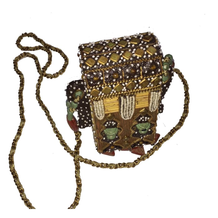 Mary Frances Vintage Handmade Designer Shoulder Bag - Accessory