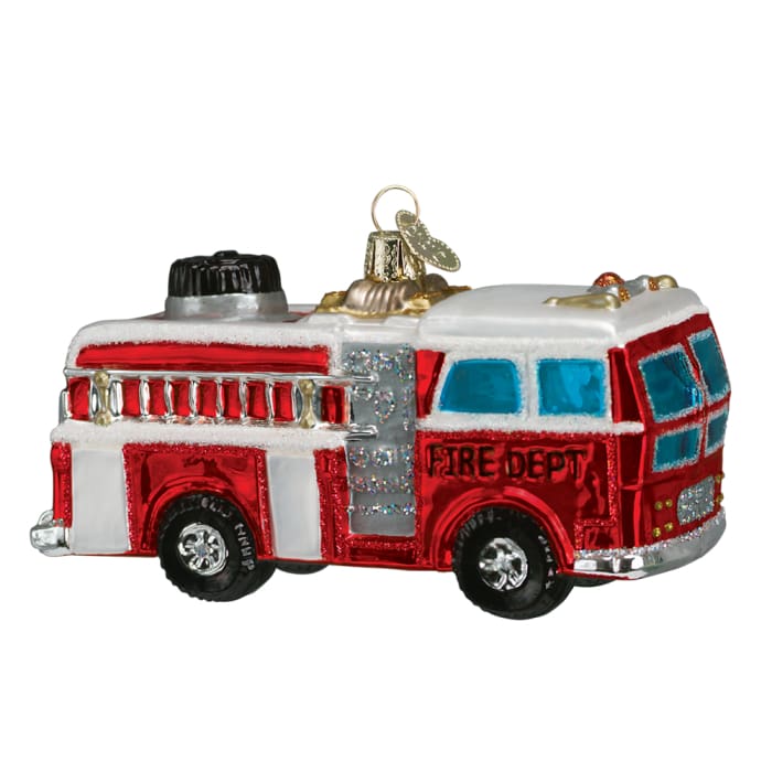 Ornament Fire Truck 4 1/4 - Christmas