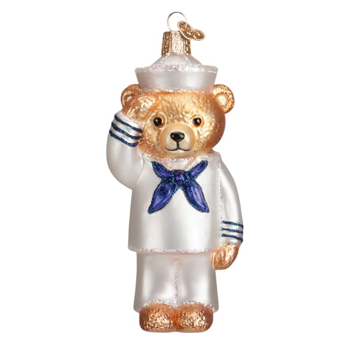 Ornament Navy Bear 5 - Christmas