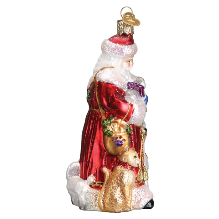 Ornament Santas Furry Friends 5 1/2 - Christmas