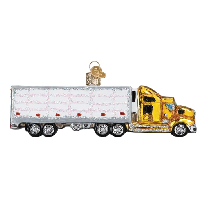 Ornament Semi Truck 5 1/4 - Christmas