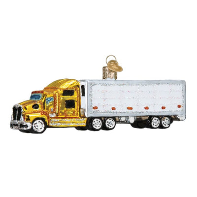 Ornament Semi Truck 5 1/4 - Christmas