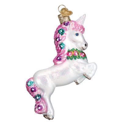 Prancing Unicorn Ornament - Christmas