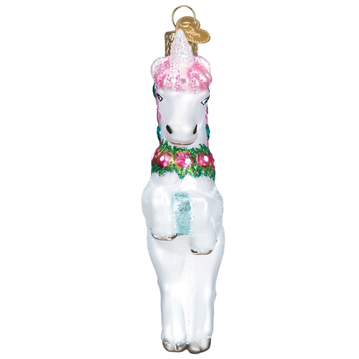 Prancing Unicorn Ornament - Christmas