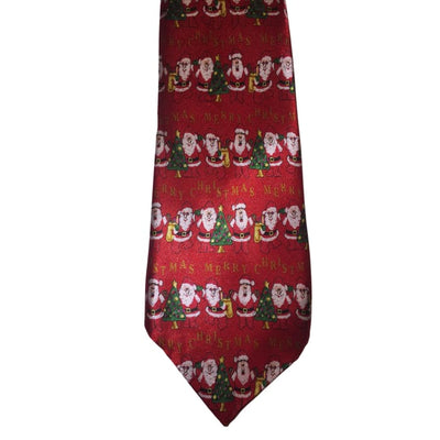 Red Merry Christmas Tie - Christmas