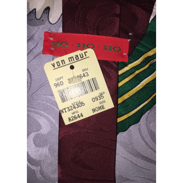 Santa Claus Is Coming To Town Silk Tie - Christmas