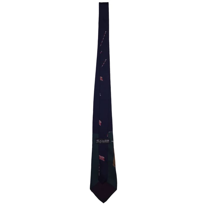 Santa Golf Silk Tie - Christmas
