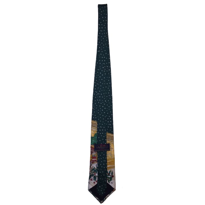 Santa In The City Silk Tie - Christmas