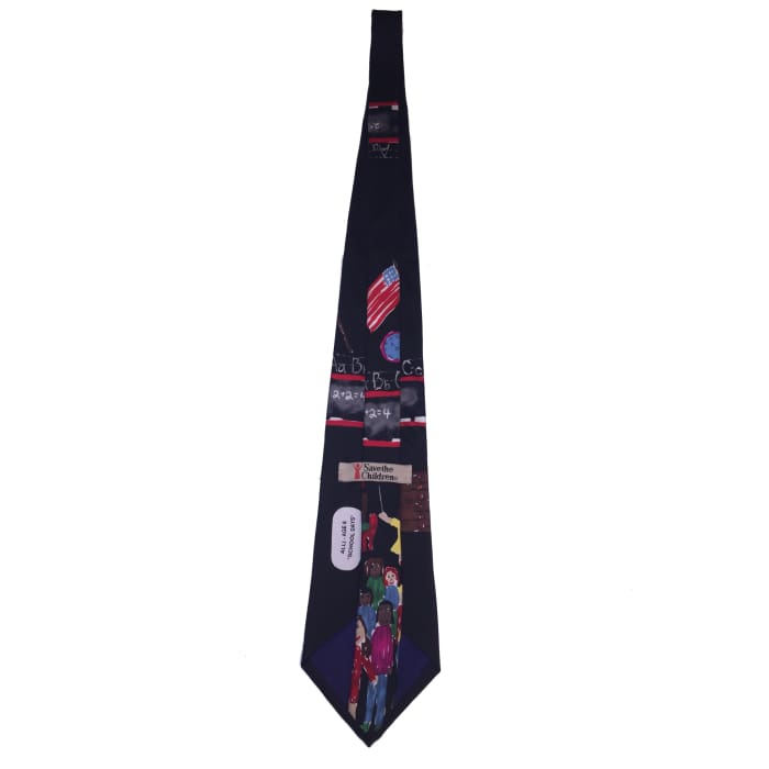 School Days Silk Tie - Christmas