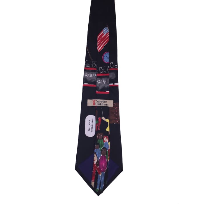 School Days Silk Tie - Christmas
