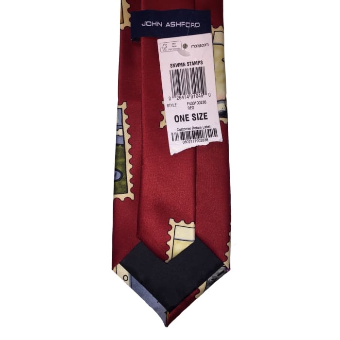 Snowman Stamps Tie MT107 - SirHoliday