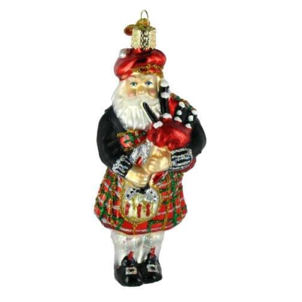 St. Patrick's Day Ornament Highland Santa 5 1/4" 40139