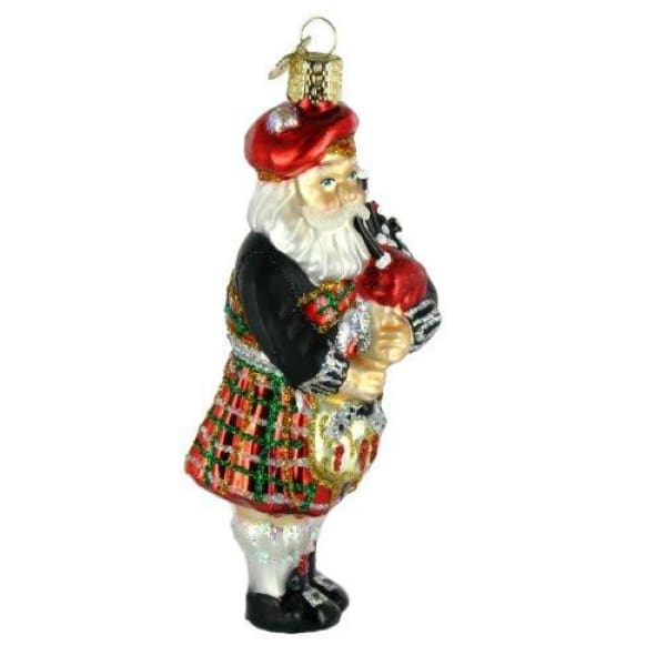 St. Patricks Day Ornament Highland Santa 5 1/4 - St. Patricks Day