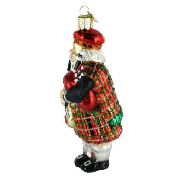 St. Patricks Day Ornament Highland Santa 5 1/4 - St. Patricks Day