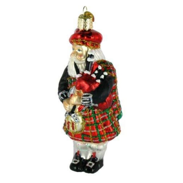 St. Patricks Day Ornament Highland Santa 5 1/4 - St. Patricks Day