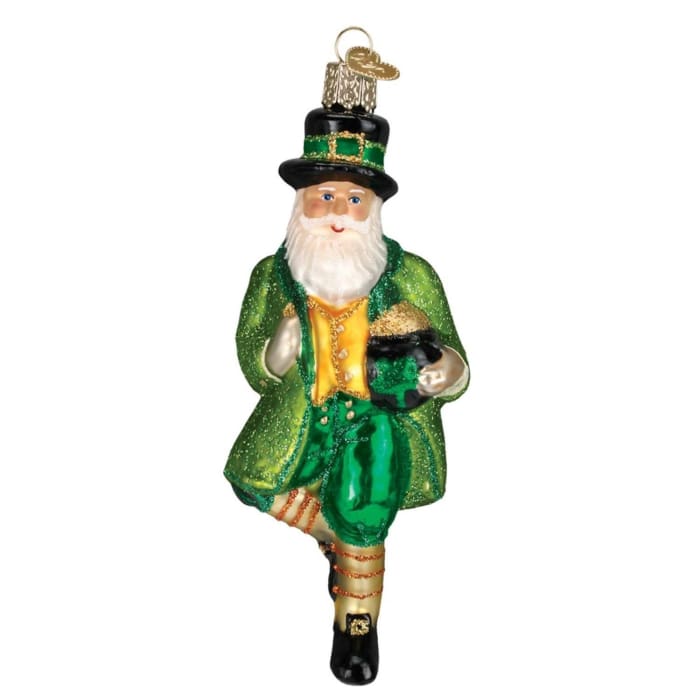 St. Patricks Day Ornament Irish Santa 5 1/4 - St. Patricks Day