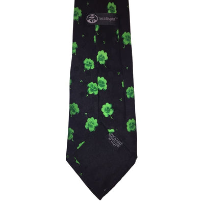 St. Patricks Day Shamrocks Silk Tie - St. Patricks Day