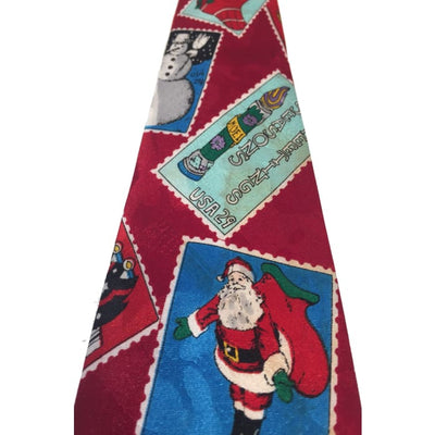 Stamps Tie - Christmas