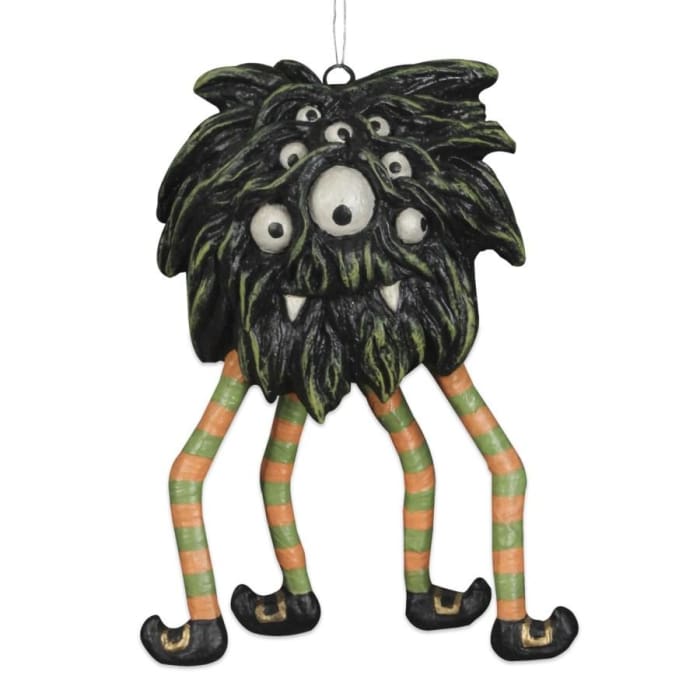 Swinging Spider Monster Ornament - Halloween