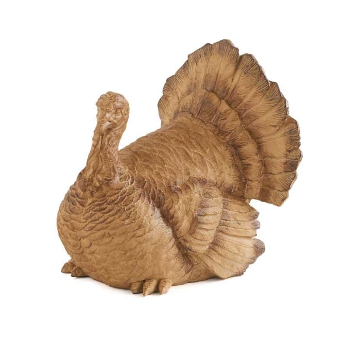 Thanksgiving Turkey Figurine 8 Inches Tall - Thanksgiving