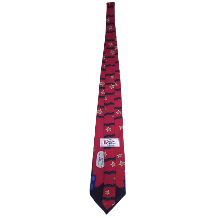 The Power Star Tree Silk Tie - Christmas