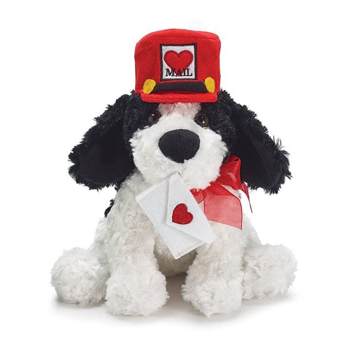 Valentine Plush Mail Puppy - Valentines Day
