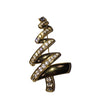 Zigzag Signed Monet Brooch - Christmas